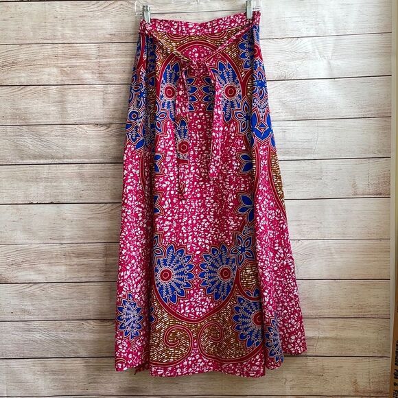 BOHO FESTIVAL WRAP MODEST MAXI SKIRT - Picture 1 of 6